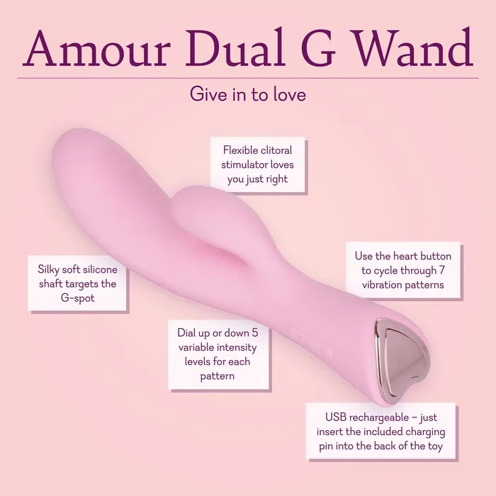 Female Sex Toys Amour Dual G Wand LIMITED EDITION 2 LEFT Pure Romance By ValGina Female Sex Toys Amour Dual G Wand LIMITED EDITION 2 LEFT Pure Romance By ValGina