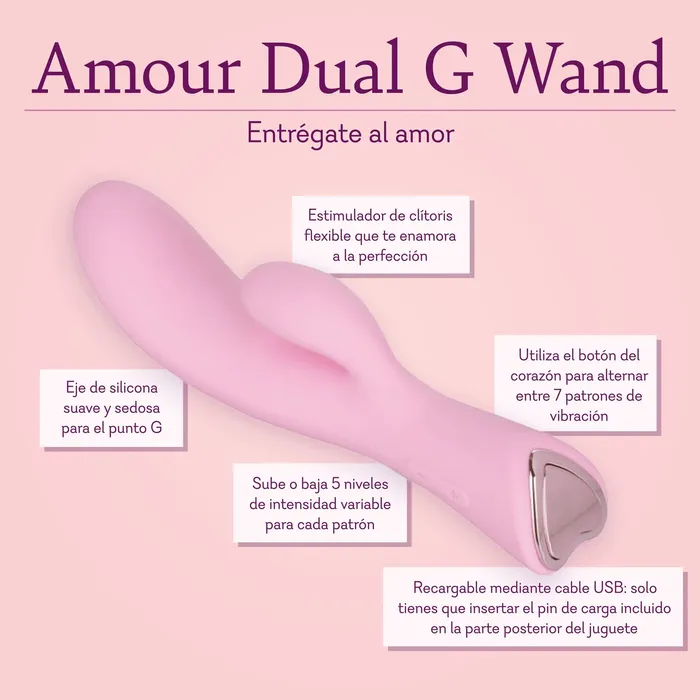 Female Sex Toys Amour Dual G Wand LIMITED EDITION 2 LEFT Pure Romance By ValGina Female Sex Toys Amour Dual G Wand LIMITED EDITION 2 LEFT Pure Romance By ValGina