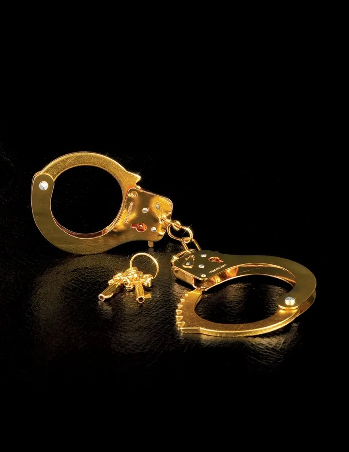 Fetish Fantasy Gold Metal Cuffs Gold Pipedream Couples