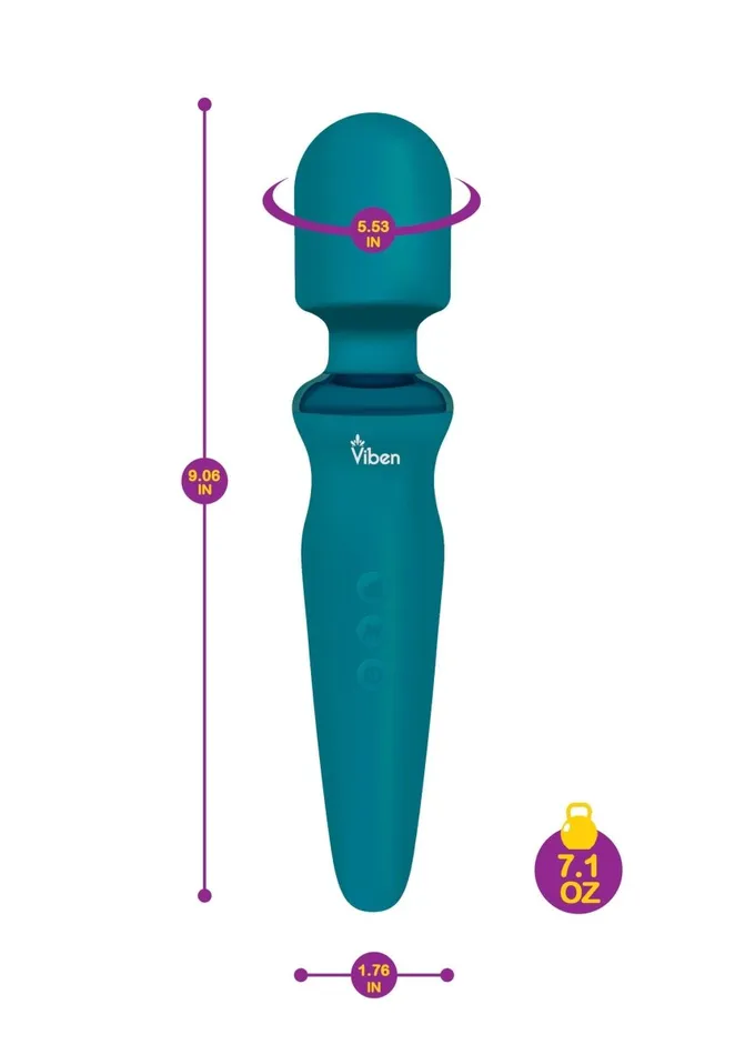 Fierce Ocean Intense Wand Massager Viben Vibrators Fierce Ocean Intense Wand Massager Viben Vibrators