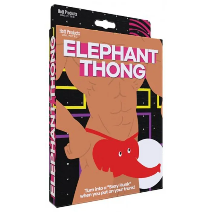 Hott Products Teddies And Bodies Elephant Thong Red One Size Hott Products Teddies And Bodies Elephant Thong Red One Size