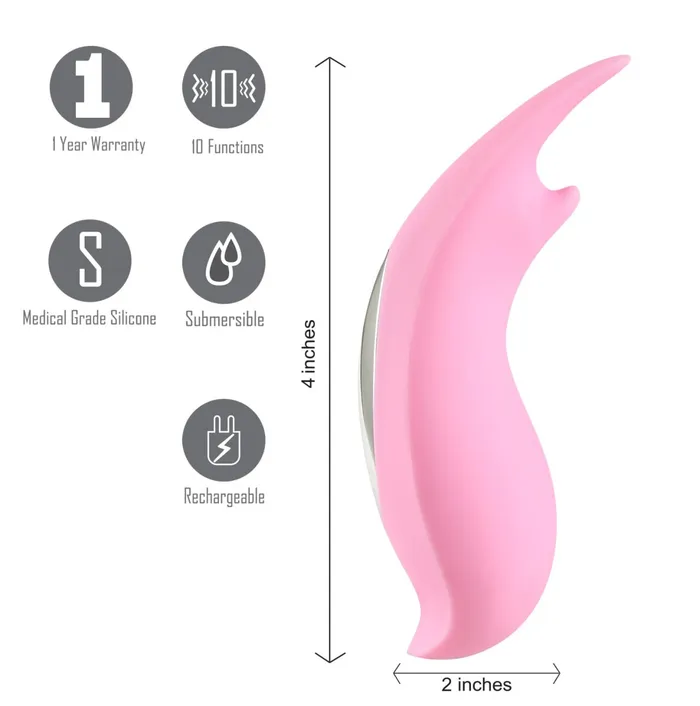 Maia Toys Sera Clitoral Layon Bullet Vibrator Pink Female Sex Toys Maia Toys Sera Clitoral Layon Bullet Vibrator Pink Female Sex Toys