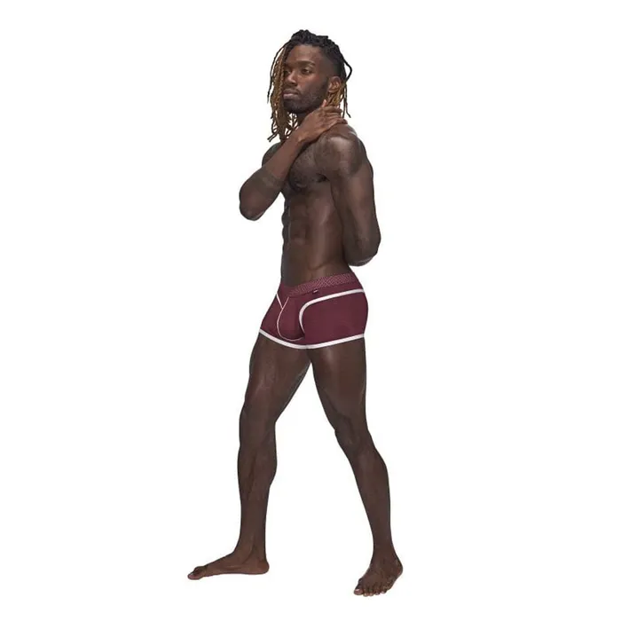 Male Power Anal Sport Mesh Sport Short Burgundy Male Power Anal Sport Mesh Sport Short Burgundy