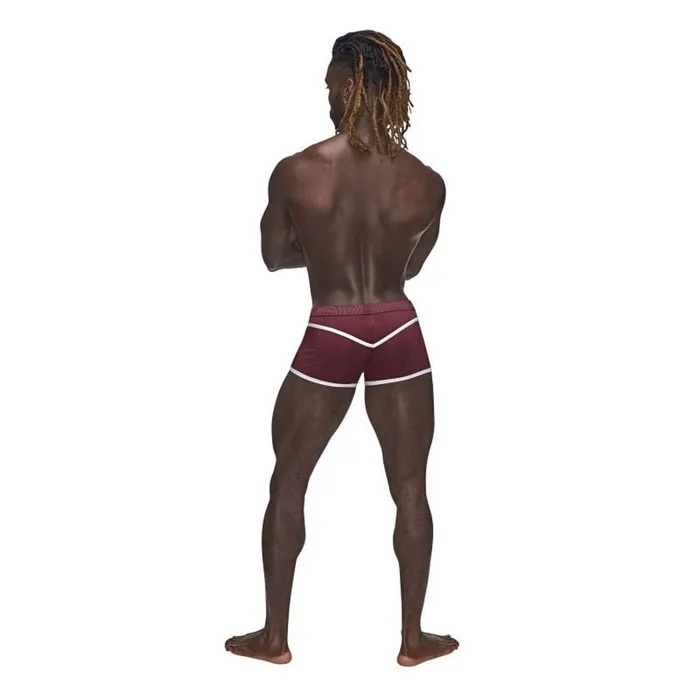 Male Power Anal Sport Mesh Sport Short Burgundy Male Power Anal Sport Mesh Sport Short Burgundy