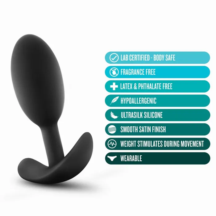 Male Sex Toys Blush Novelties Anal Adventures Platinum Silicone Vibra Slim Plug Medium Black Male Sex Toys Blush Novelties Anal Adventures Platinum Silicone Vibra Slim Plug Medium Black