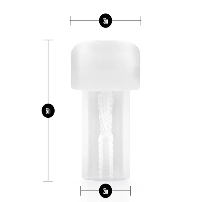 Male Sex Toys Blush Novelties Performance Stroker Pump Sleeve Clear