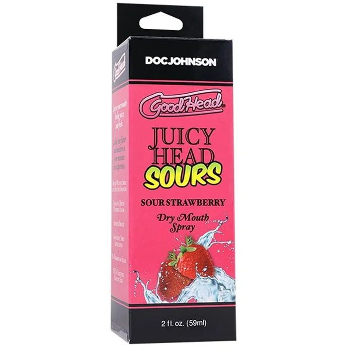 Male Sex Toys Doc Johnson Goodhead Juicy Head Dry Mouth Spray Sour Strawberry 2 Fl Oz Male Sex Toys Doc Johnson Goodhead Juicy Head Dry Mouth Spray Sour Strawberry 2 Fl Oz