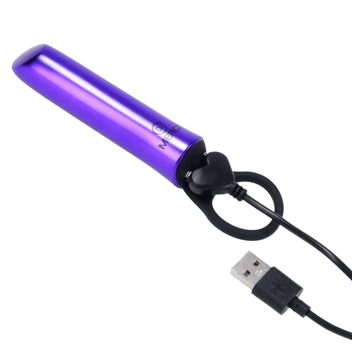 Merci Power Play With Silicone Grip Ring Violet Doc Johnson Male Sex Toys Merci Power Play With Silicone Grip Ring Violet Doc Johnson Male Sex Toys