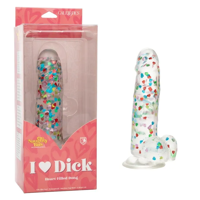 Naughty Bits I Love Dick HeartFilled Dong CalExotics Dildos Naughty Bits I Love Dick HeartFilled Dong CalExotics Dildos