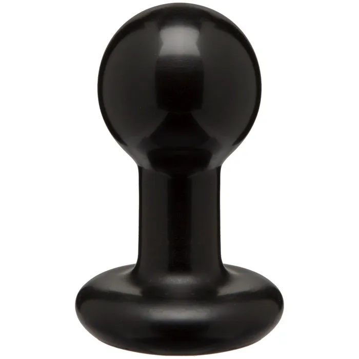 Round Butt Plug Black Doc Johnson Anal