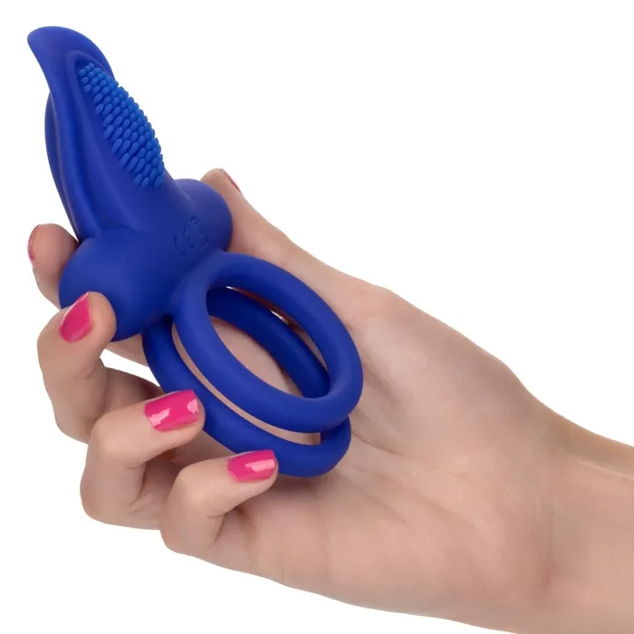 Silicone Rechargeable Dual Pleaser Enhancer CalExotics Female Sex Toys Silicone Rechargeable Dual Pleaser Enhancer CalExotics Female Sex Toys