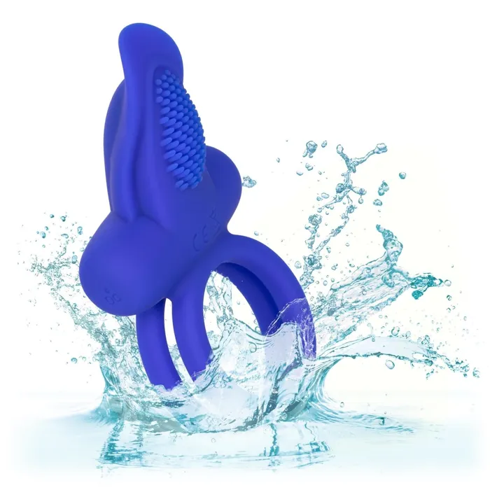Silicone Rechargeable Dual Pleaser Enhancer CalExotics Female Sex Toys Silicone Rechargeable Dual Pleaser Enhancer CalExotics Female Sex Toys