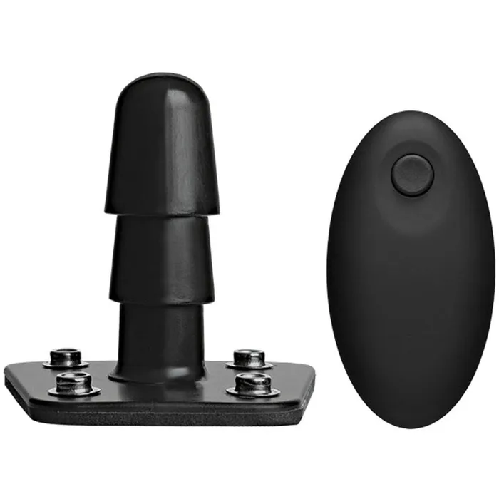 VacULock Vibrating Plug With Snaps Wireless Remote Black Doc Johnson Female Sex Toys VacULock Vibrating Plug With Snaps Wireless Remote Black Doc Johnson Female Sex Toys