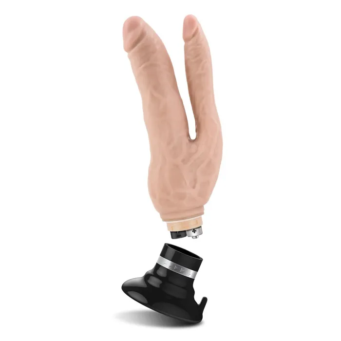 Vibrators Blush Novelties Dr Skin Cock Vibes Double Vibe Beige