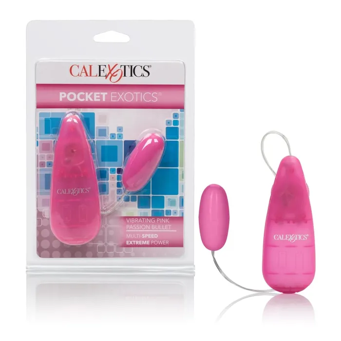 Vibrators CalExotics Pocket Exotics Bullet Pink Passion