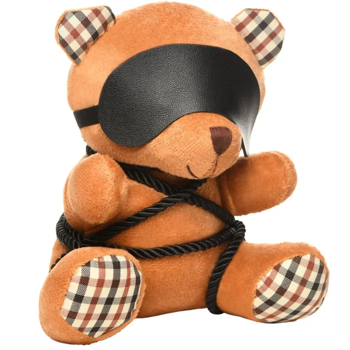 Vibrators XR Brands Master Series Rope Teddy Bear Plush Vibrators XR Brands Master Series Rope Teddy Bear Plush