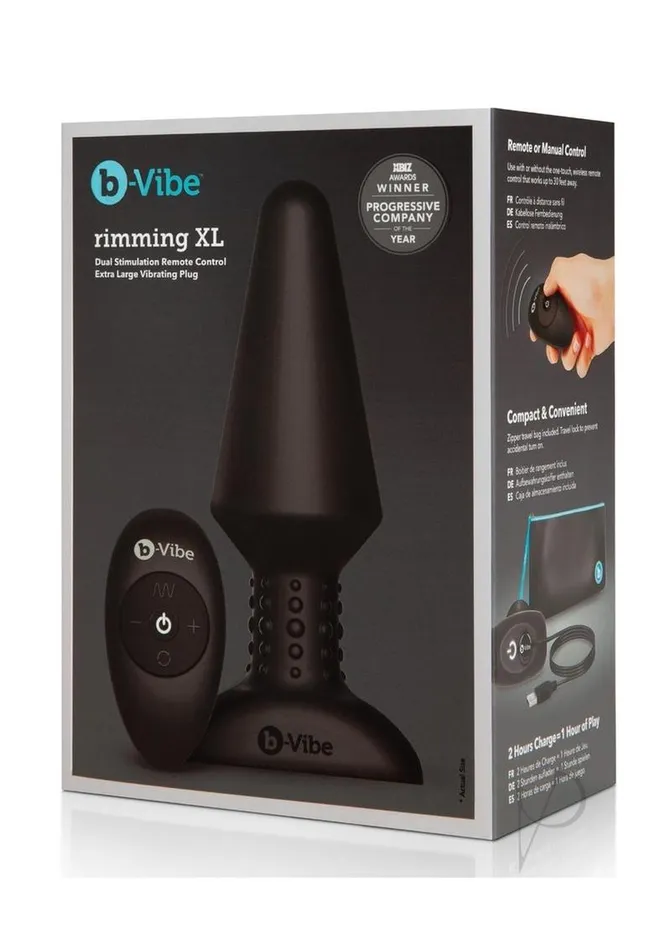 Anal Bvibe Rimming Plug Xl Black bVibe