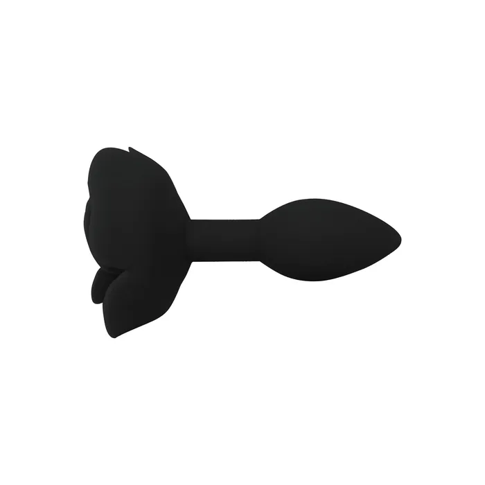 Anal Castle Megastore Black Rose Silicone Butt Plug
