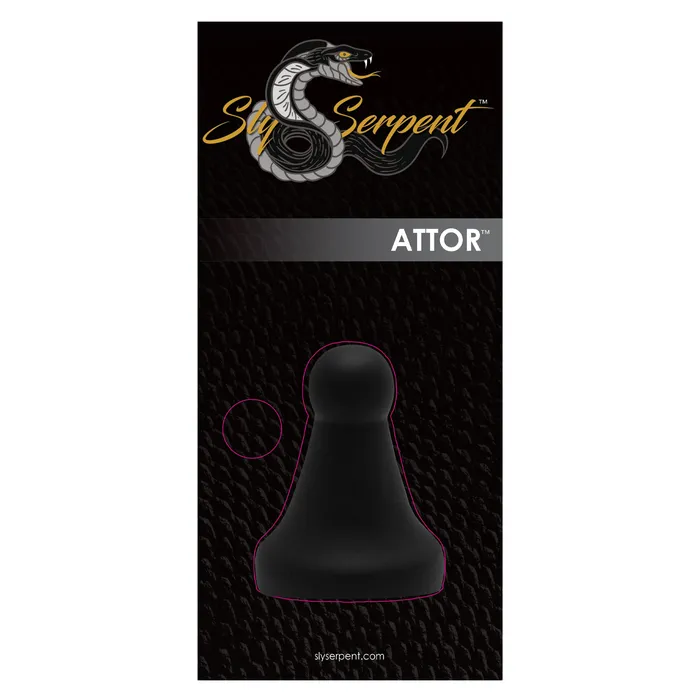 Anal Castle Megastore Sly Serpent Black Attor Plug
