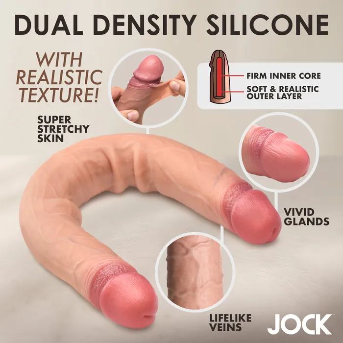 Anal Curve Toys 1575 Inch Double Dildo Medium