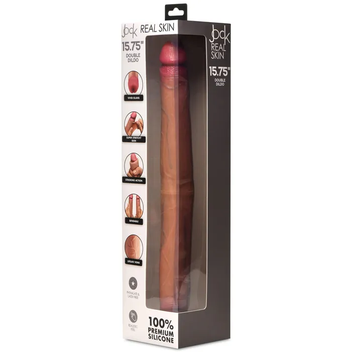 Anal Curve Toys 1575 Inch Double Dildo Medium
