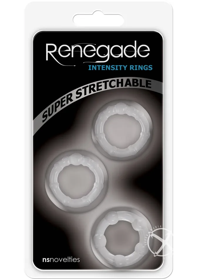 Anal Renegade Renegade Intensity Rings Clear