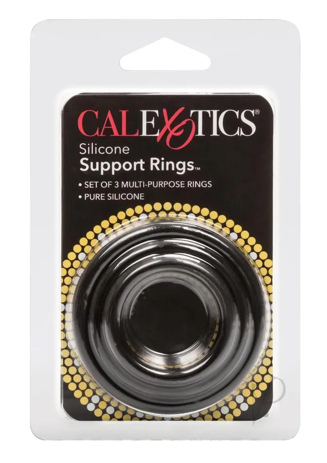 Anal Silicone Support Rings Black Rings