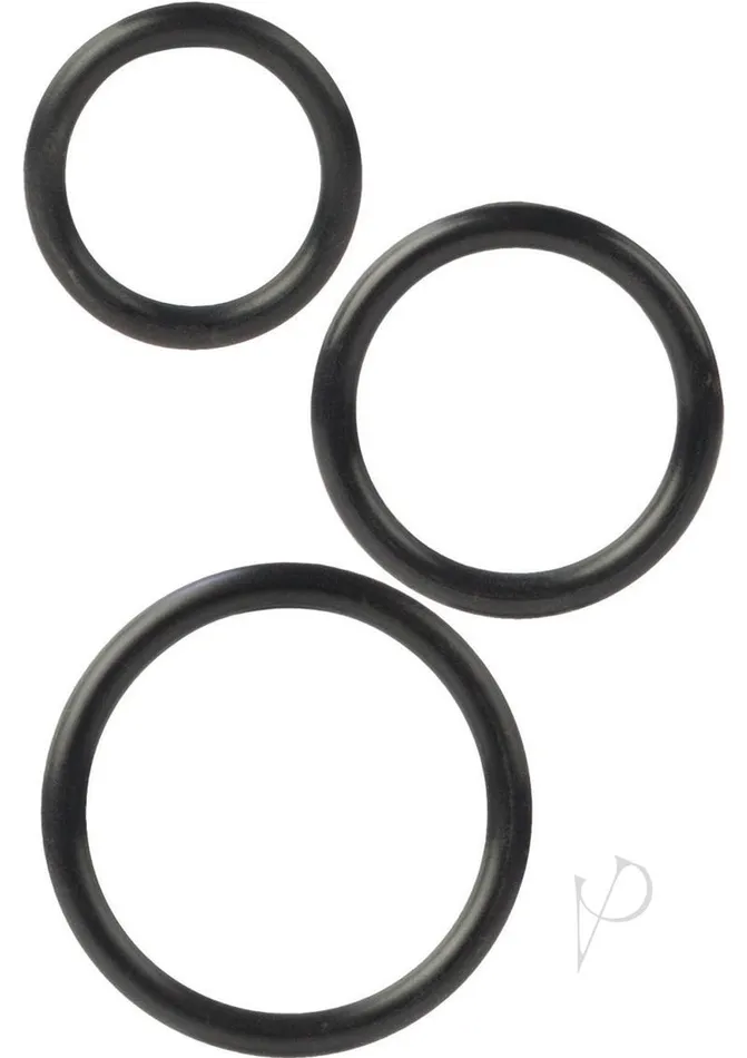 Anal Silicone Support Rings Black Rings Anal Silicone Support Rings Black Rings