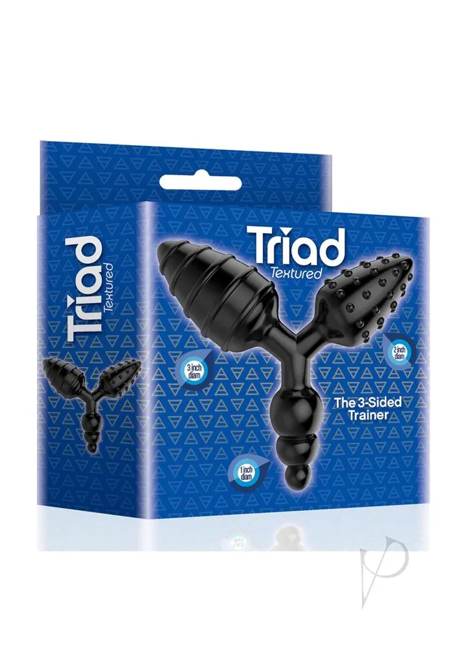 Anal THE 9S The 9 Triad 3 Way Plug Textured