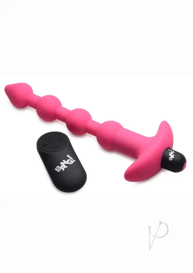 Bang Vibe Anal Beads Wremote Pink BANG Anal