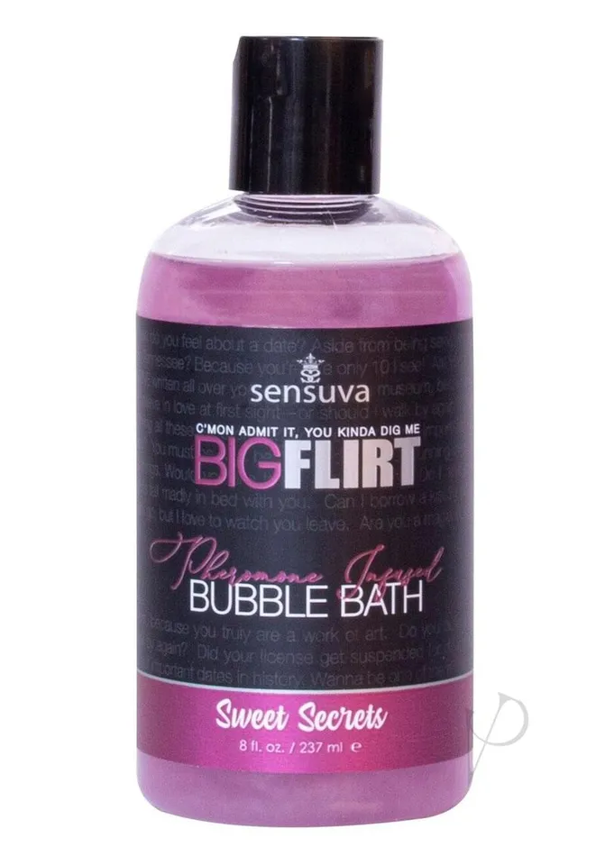 Big Flirt Bubble Bath Sweet Secrets 8oz Big Flirt Dildos