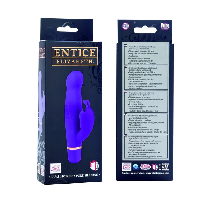 California Exotics Vibrators Entice Elizabeth Silicone Rabbit Vibe
