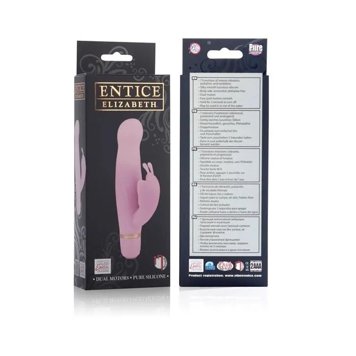 California Exotics Vibrators Entice Elizabeth Silicone Rabbit Vibe