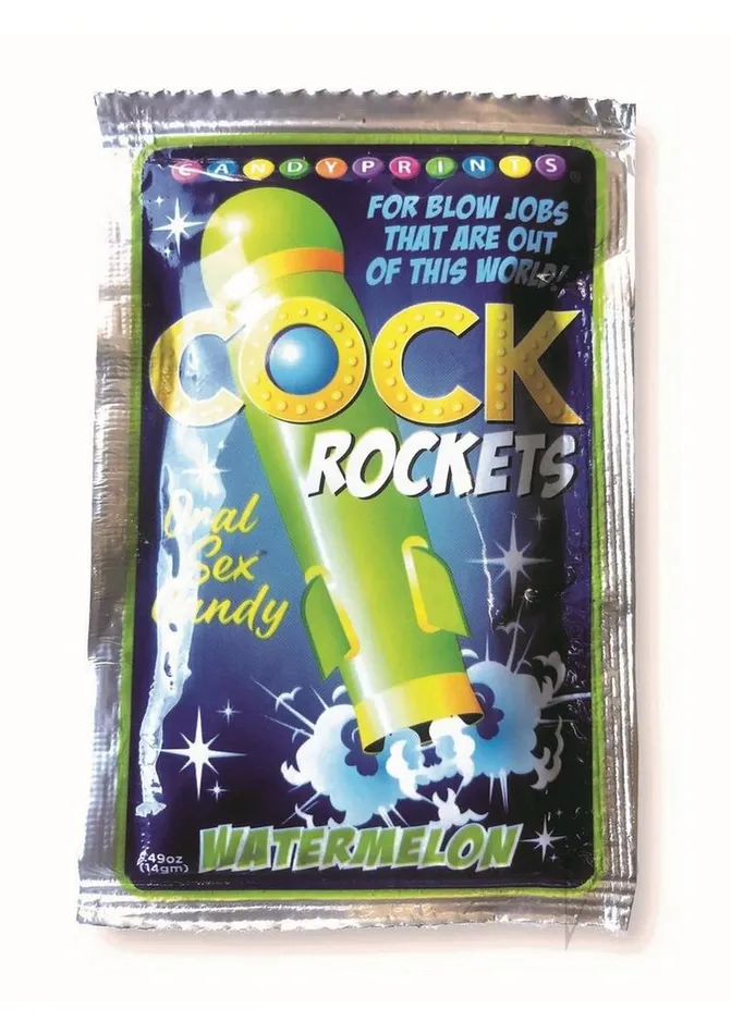Candyprints Candy Cock Rockets Watermelon Individual Dildos