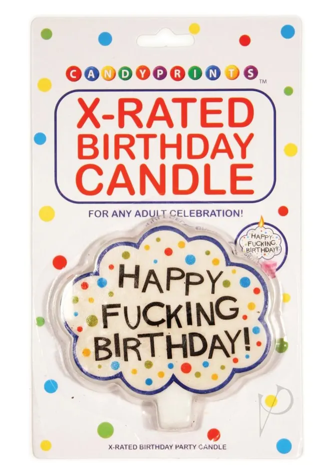 Candyprints Party Xrated Birthday Candle Vibrators