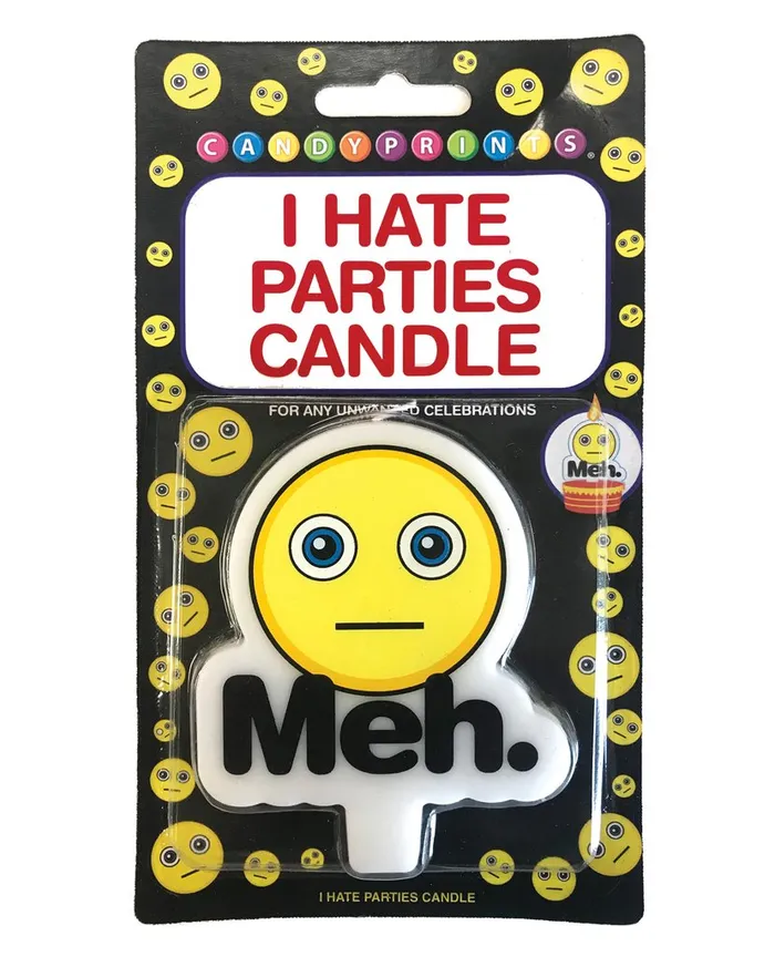 Castle Megastore Vibrators I Hate Parties Candle Meh
