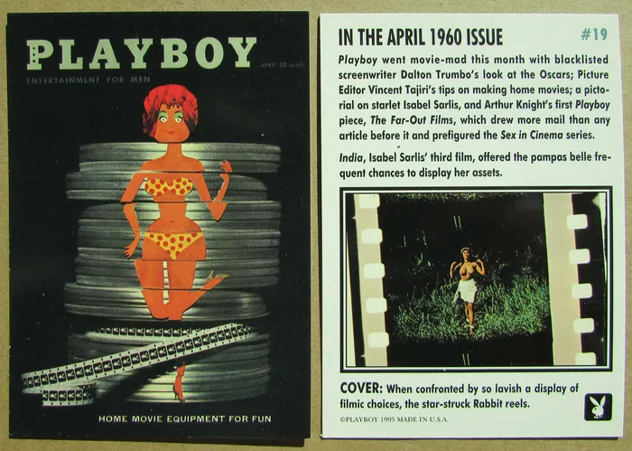 Couples cardplayboy Playboy Centerfolds April Edition cards 1927 sold singly