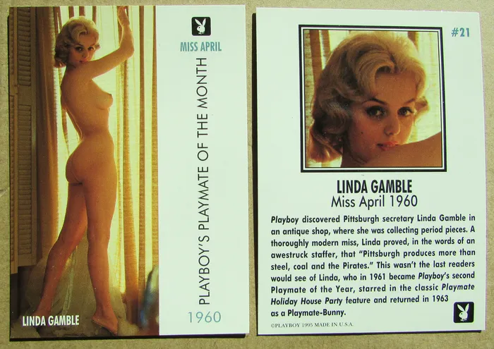 Couples cardplayboy Playboy Centerfolds April Edition cards 1927 sold singly