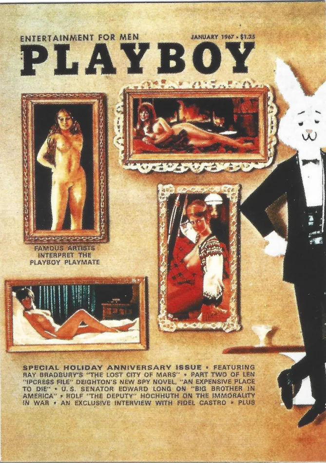 Couples Dans Cards Playboy January Edition Cover Melinda Windsor Card 40