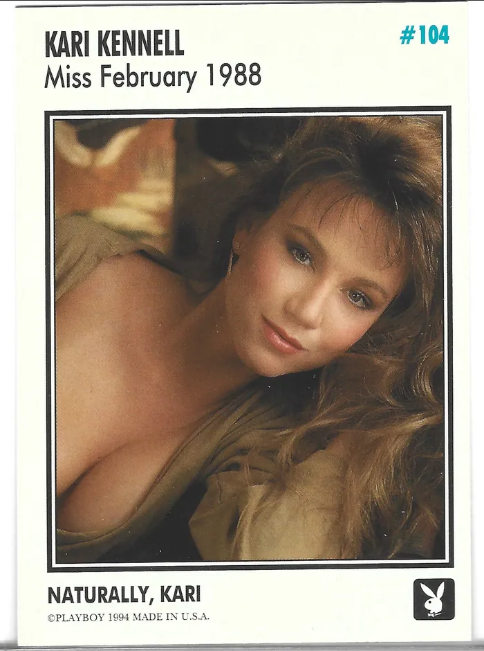 Couples Playboy February Edition Kari Kennell Card 104 Dans Cards