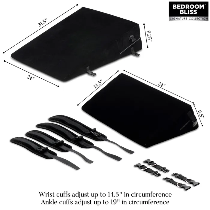 Couples XR Brands Bondage Wedge Pillow Set