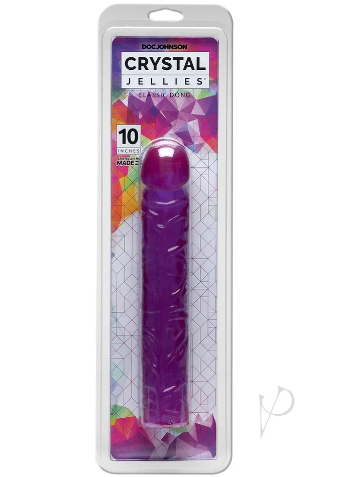 Crystal Jellies Classic Purple Jelly 10 Crystal Jellies Dildos