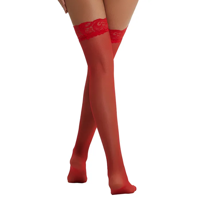 CupidSecrets Vibrators Sexy high thigh net hosiery