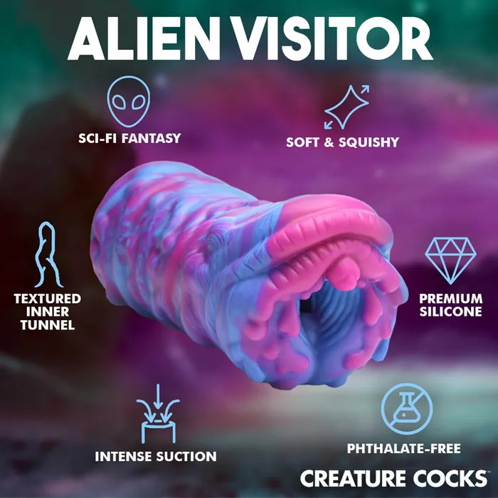 Cyclone Squishy Alien Vagina Stroker XR Brands Male Sex Toys