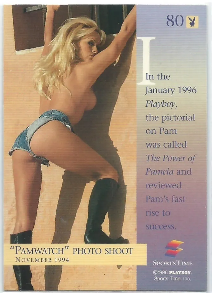 Dans Cards Anal Playboy Best of Pamela Anderson Card 80