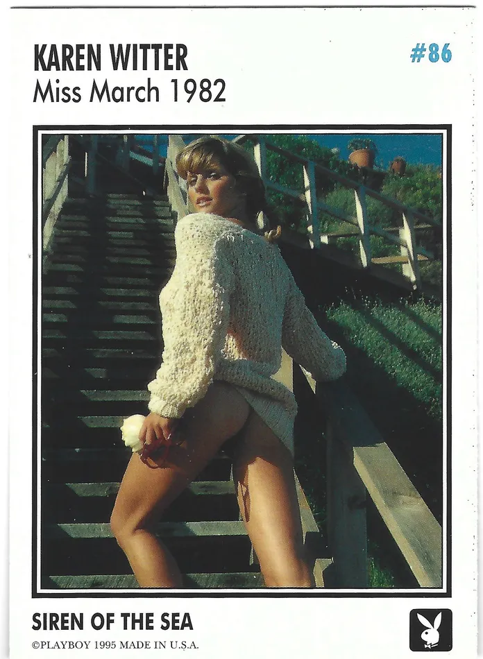 Dans Cards Couples Playboy Centerfolds March Edition Karen Witter Card 86 Dans Cards Couples Playboy Centerfolds March Edition Karen Witter Card 86