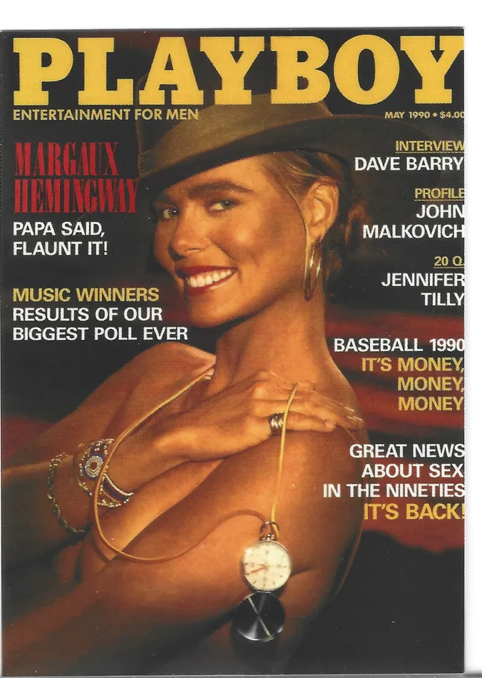Dans Cards Couples Playboy Centerfolds May Edition Cover Margaux Hemingway Card 109 Dans Cards Couples Playboy Centerfolds May Edition Cover Margaux Hemingway Card 109
