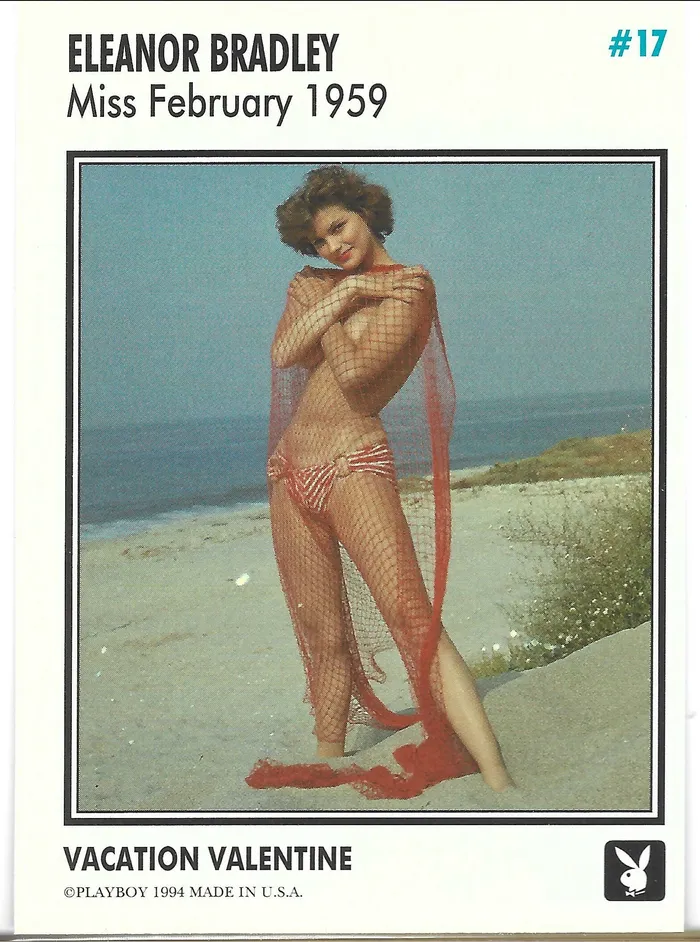 Dans Cards Couples Playboy February Edition Eleanor Bradley Card 17