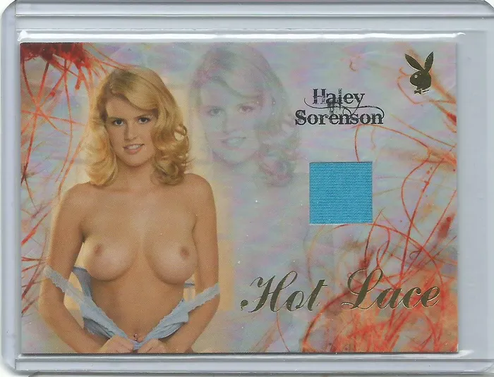Dans Cards Couples Playboy Lingerie Hot Lace Haley Sorenson Memorabilia Card