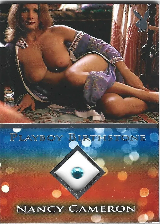 Dans Cards Playboys Playmates In Paradise Nancy Cameron Platinum Foil Birthstone Card Female Sex Toys Dans Cards Playboys Playmates In Paradise Nancy Cameron Platinum Foil Birthstone Card Female Sex Toys
